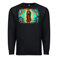 Black gemstone our lady of guadalupe Premium Sweatshirt - JahusDesignShop
