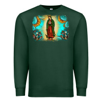 Sports Green gemstone our lady of guadalupe Premium Sweatshirt - JahusDesignShop