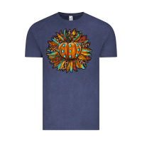 Vintage Denim pumpkin sunflower Vintage Tee - RanaPortraitStore