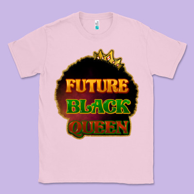 Future Black Queen Classic Tee Designed By Howdyjamesfarm