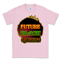 Bubblegum Pink Future black queen Classic Tee - HowdyJamesFarm