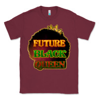 Burgundy Future black queen Classic Tee - HowdyJamesFarm