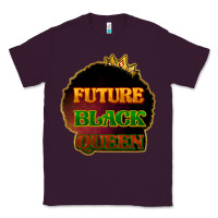 Plum Future black queen Classic Tee - HowdyJamesFarm