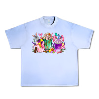 Grape Ice Easter Coffee Cups With Bunny Urban Heavy Tee - BundleAndBundleShop