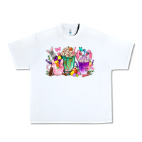 White Easter Coffee Cups With Bunny Urban Heavy Tee - BundleAndBundleShop