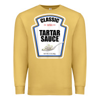 Antique Gold tartar sauce condiment diy halloween costume matching group t shirt Premium Sweatshirt - baoMotion