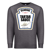 Charcoal Heather tartar sauce condiment diy halloween costume matching group t shirt Premium Sweatshirt - baoMotion