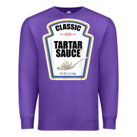 Purple tartar sauce condiment diy halloween costume matching group t shirt Premium Sweatshirt - baoMotion