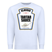 White tartar sauce condiment diy halloween costume matching group t shirt Premium Sweatshirt - baoMotion