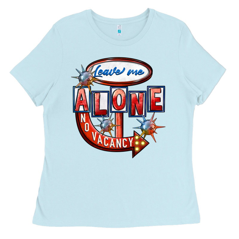 Leave Me Alone Anti Valentine's Day Ladies Tee by FaDigitalArtStudio | Teevron