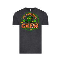 Vintage Black St. Patrick's Day crew Vintage Tee - FaDigitalArtStudio