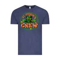 Vintage Denim St. Patrick's Day crew Vintage Tee - FaDigitalArtStudio