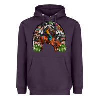 Plum rodeo cowboy rainbow Heavyweight Hoodie - JahusDesignShop
