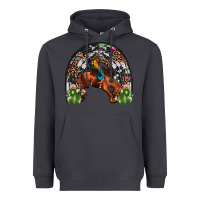 Smoke rodeo cowboy rainbow Heavyweight Hoodie - JahusDesignShop