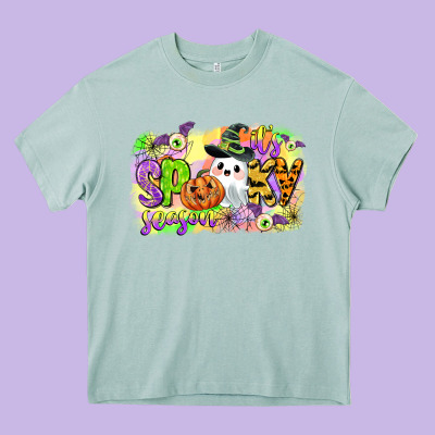 Its Spooky Season Heavy Core Tee Designed By Cowgirlartshop