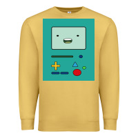 Antique Gold adventure time game bmo cover funny Premium Sweatshirt - baoMotion
