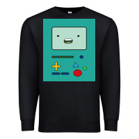 Black adventure time game bmo cover funny Premium Sweatshirt - baoMotion