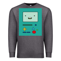 Charcoal Heather adventure time game bmo cover funny Premium Sweatshirt - baoMotion