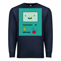 Navy adventure time game bmo cover funny Premium Sweatshirt - baoMotion