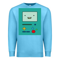 Ocean Blue adventure time game bmo cover funny Premium Sweatshirt - baoMotion