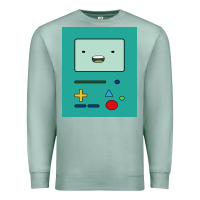 Seafoam adventure time game bmo cover funny Premium Sweatshirt - baoMotion
