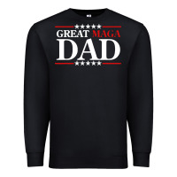 Black great maga dad Premium Sweatshirt - baoMotion