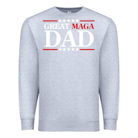 Heather Grey great maga dad Premium Sweatshirt - baoMotion