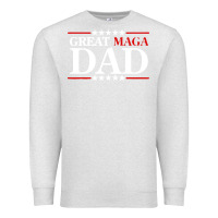 Oatmeal Heather great maga dad Premium Sweatshirt - baoMotion