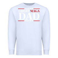 White great maga dad Premium Sweatshirt - baoMotion