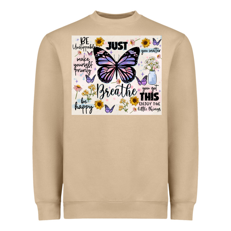 Just Breathe Heavyweight Sweatshirt by JahusDesignShop | Teevron