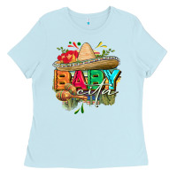 Baby Blue Babycita Ladies Tee - FaDigitalArtStudio
