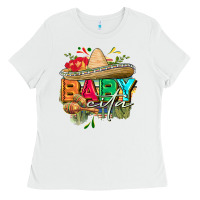 White Babycita Ladies Tee - FaDigitalArtStudio