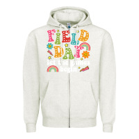 Oatmeal Heather field day let the games begin Zipper Hoodie - JahusDesignShop