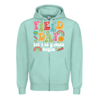 Seafoam field day let the games begin Zipper Hoodie - JahusDesignShop