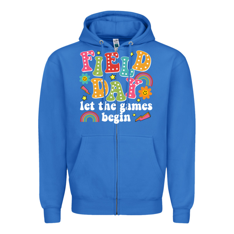 Field Day Let The Games Begin Zipper Hoodie by JahusDesignShop | Teevron