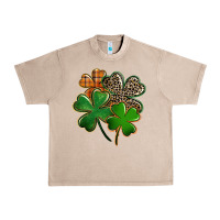 French Oak leopard shamrock Urban Heavy Tee - FaDigitalArtStudio
