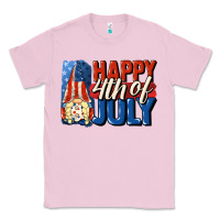 Bubblegum Pink Happy 4th of july gnome Classic Tee - CowGirlArtShop