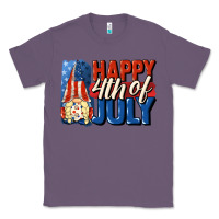 Lavender Happy 4th of july gnome Classic Tee - CowGirlArtShop