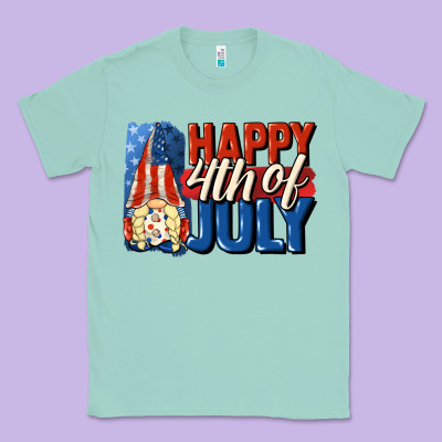 Happy 4th Of July Gnome Classic Tee Designed By Cowgirlartshop