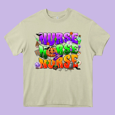 Nurse Nurse Nurse Halloween Heavy Core Tee Designed By Cowgirlartshop