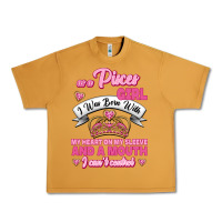 Peanut Butter As A Pisces Girl I Was Born With My Heart On My Sleeve And A Mouth Urban Heavy Tee - Jasminsmagicworld