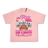 Salmon As A Pisces Girl I Was Born With My Heart On My Sleeve And A Mouth Urban Heavy Tee - Jasminsmagicworld
