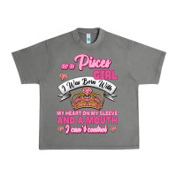 Tornado As A Pisces Girl I Was Born With My Heart On My Sleeve And A Mouth Urban Heavy Tee - Jasminsmagicworld