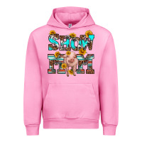 Fuchsia Pink show mom pig Urban Hoodie - RanaPortraitStore