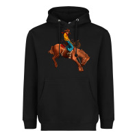 Black cowboy rodeo Heavyweight Hoodie - JahusDesignShop