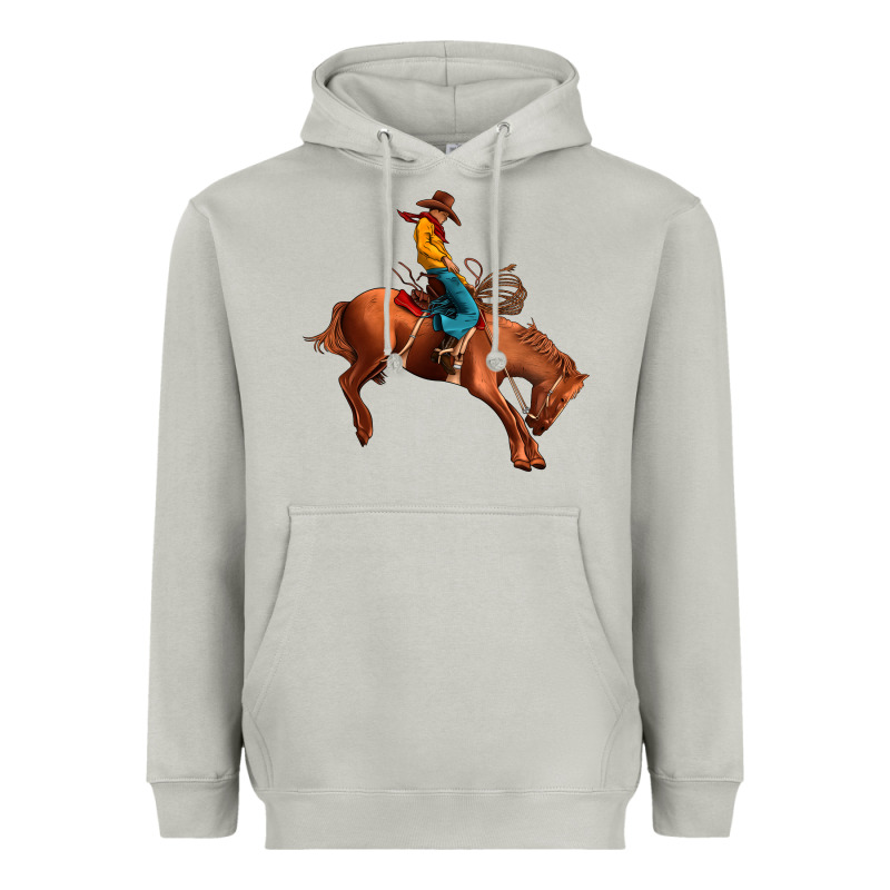 Cowboy Rodeo Heavyweight Hoodie by JahusDesignShop | Teevron