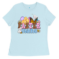 Baby Blue Easter mama Ladies Tee - OliviaCreatesArt