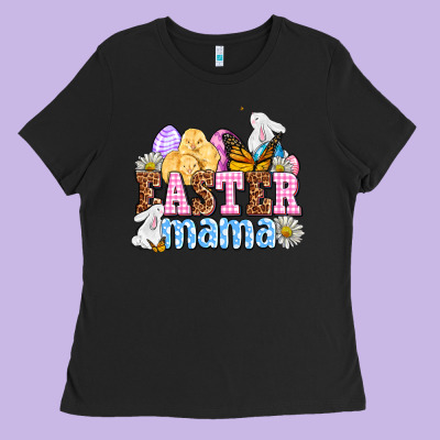Easter Mama Ladies Tee Designed By Oliviacreatesart