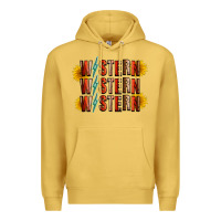 Antique Gold western sunflower Premium Hoodie - RacoonDesign