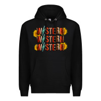 Black western sunflower Premium Hoodie - RacoonDesign